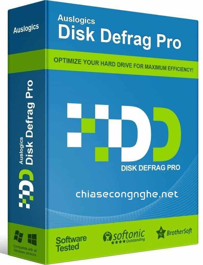 AusLogics Disk Defrag Pro 4.9.6 – Phần mềm chống phân mảnh ổ cứng