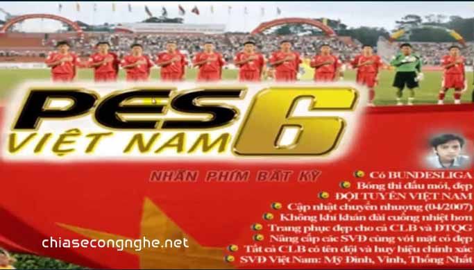 Download PES 6 Full Cr@ck – PES 6 Đồng Như Kiều