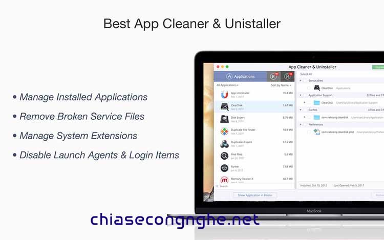 App Cleaner & Uninstaller Pro 6.3