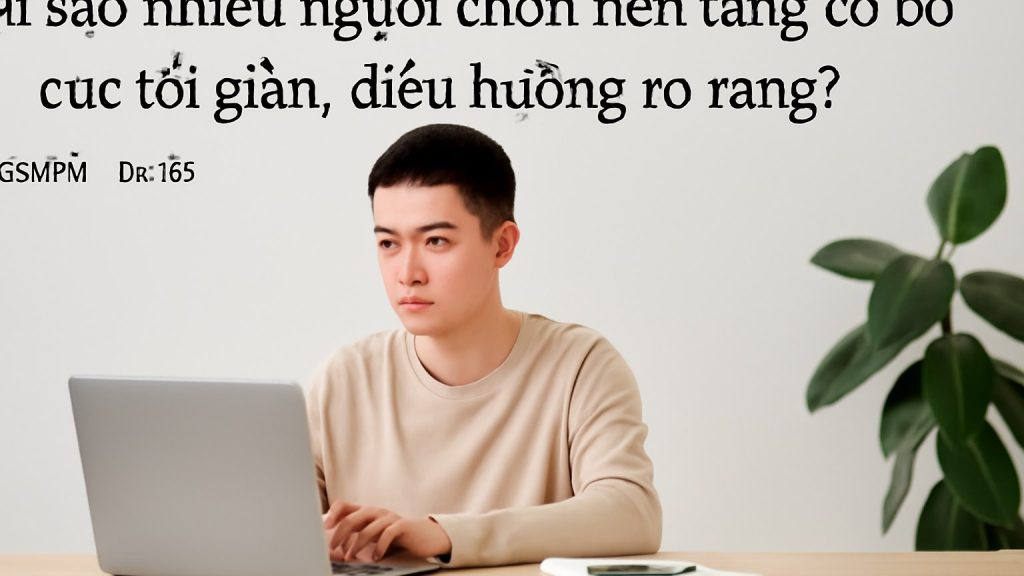 Minh họa: Vì sao nhiều người chọn nền tảng có bố cục tối giản, điều hướng rõ ràng?